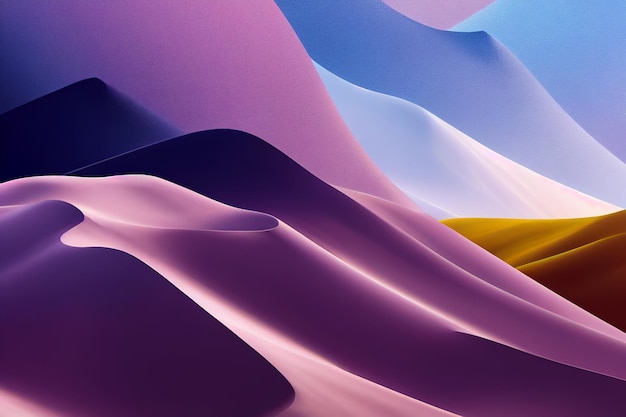 Piękne kolorowe abstrakcyjne tapety renderowania 3D
