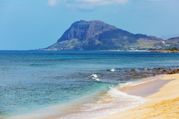 Piękne Krajobrazy Na Wyspie Oahu Na Hawajach