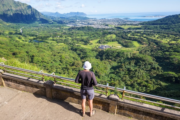 Piękne krajobrazy na wyspie Oahu na Hawajach