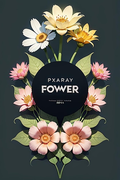 Zdjęcie piękne kwiaty doniczkowe zbliżenie proste tło plakatu na okładce tapety reklamowej