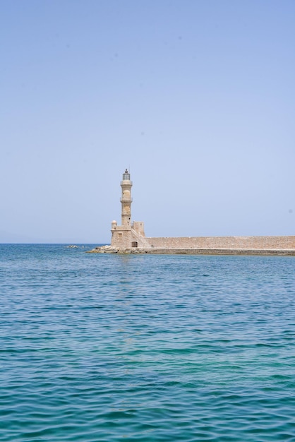 Zdjęcie piękne miasto chania kreta grecja