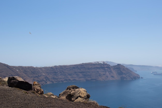 Piękne obrazy krajobrazu Santorini, Grecja