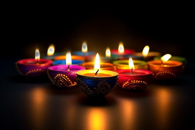 Piękne tło diwali