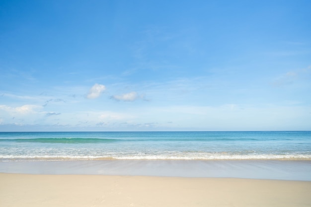 Piękne Tło Plaży W Phuket Tajlandia