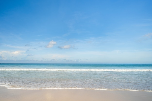 Piękne Tło Plaży W Phuket Tajlandia