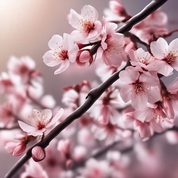Piękne tło Sakura