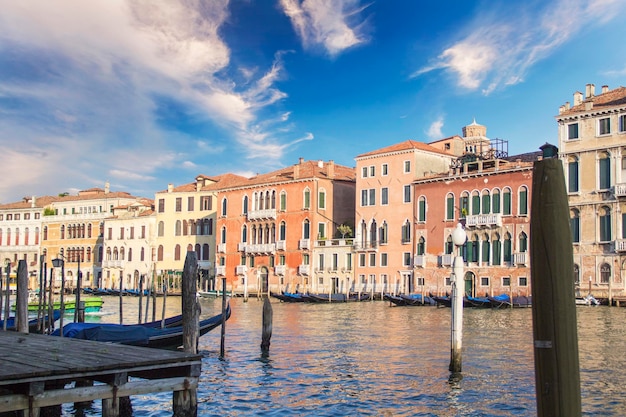 Piękne widoki na Canal Grande w Wenecji, Włochy