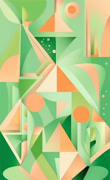 Piękne zielone abstrakcyjne tło