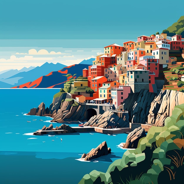 Piękno Cinque Terre, tętniące życiem wioski i lazurowe wody