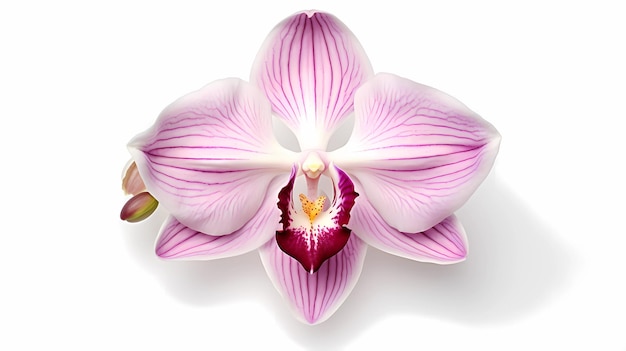 piękno kwiatu orchidei w skali makro