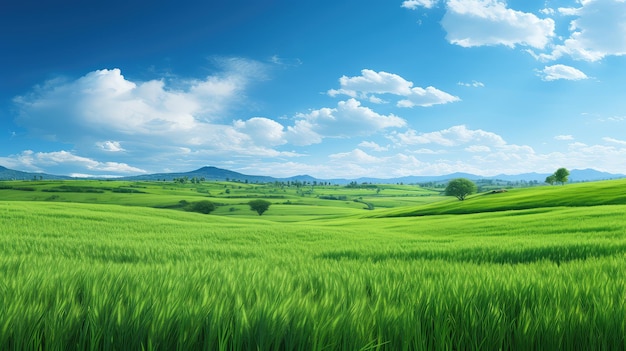 Piękno trawy środowisko zielony krajobraz