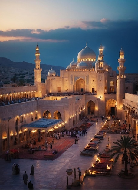 Piękny arabski pałac