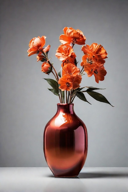 Piękny bukiet kwiatów z oszałamiającym wazonem
