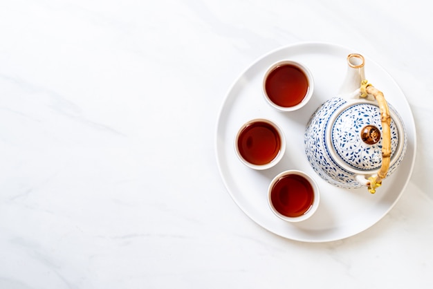 piękny chiński zestaw do herbaty
