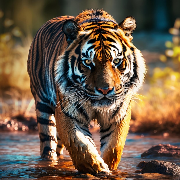 piękny i fajny tygrys