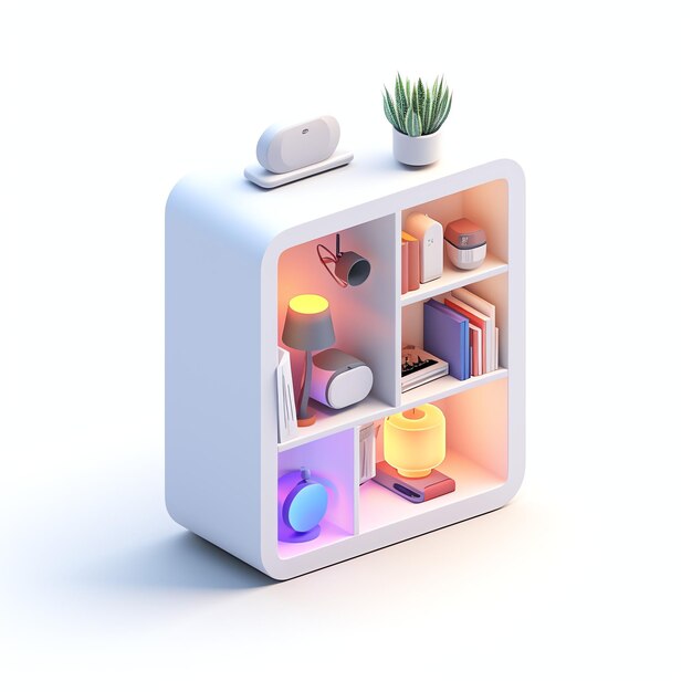 Piękny kolorowy model 3D Desk Organizer Mini