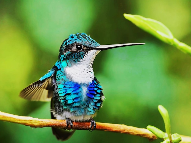 Zdjęcie piękny kolorowy obraz ptaków