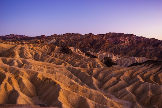 Piękny krajobraz Doliny Śmierci