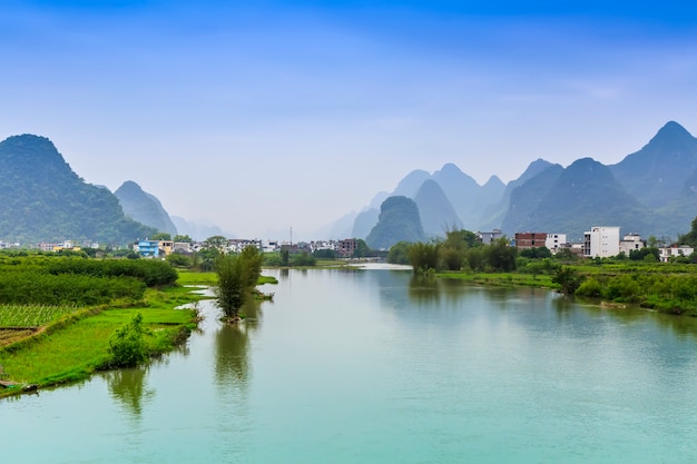 Piękny Krajobraz Guilin W Yangshuo