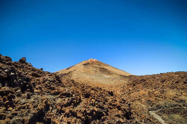 Piękny krajobraz Parku Narodowego Teide Teneryfa Wyspy Kanaryjskie Hiszpania