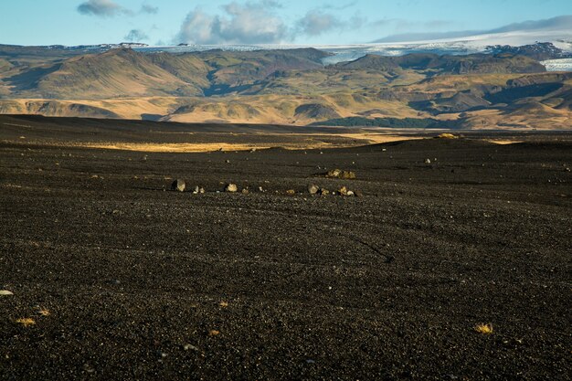 Piękny krajobraz przyrody na Islandii
