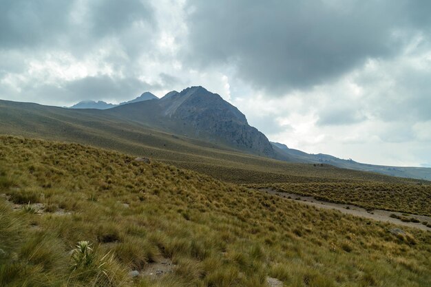 Piękny krajobraz w Nevado de Toluca