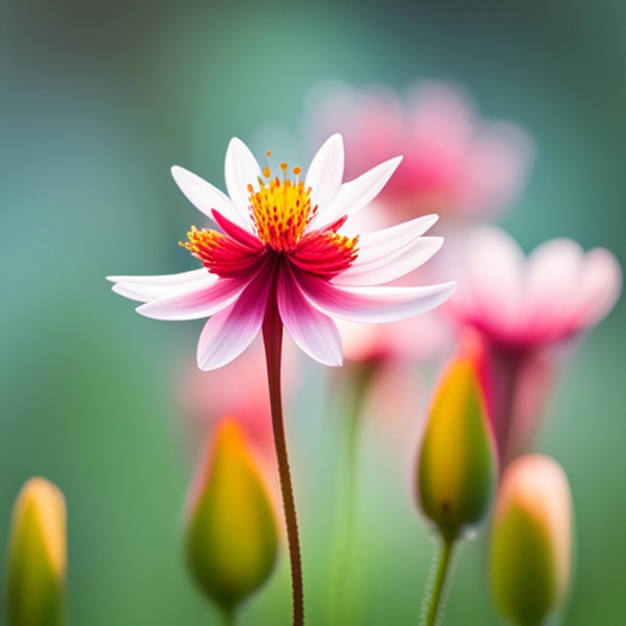 Zdjęcie piękny kwiat lotosu