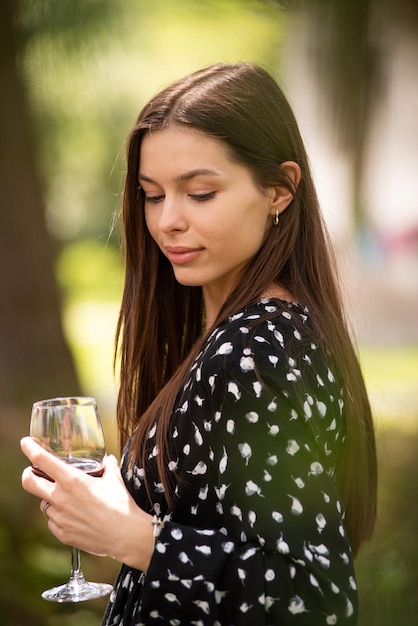 Piękny letni portret kobiety