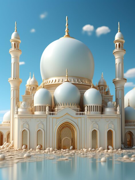Piękny muzułmański meczet