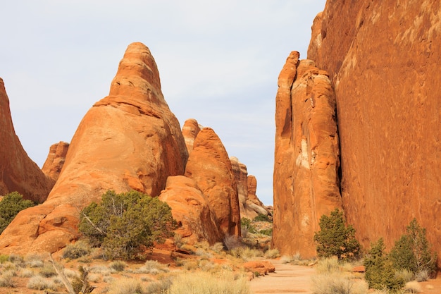 Piękny Obraz Zrobiony W Arches National Park W Utah