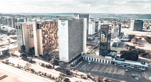 Piękny Panoramiczny Widok Na Brazylijską Stolicę Brazylii