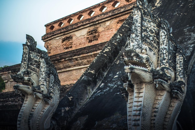 Piękny panoramiczny widok na Chiang Mai w Tajlandii