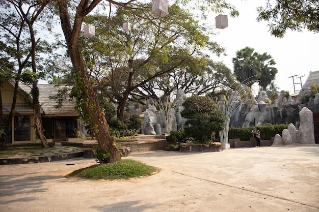 Piękny panoramiczny widok na Luang Prabang w Laosie