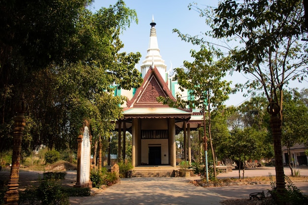 Piękny panoramiczny widok na Siem Reap w Kambodży?