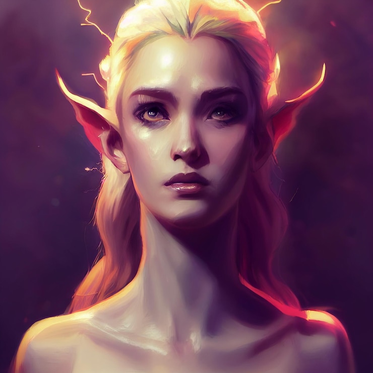 Zdjęcie piękny portret kobiety egirl