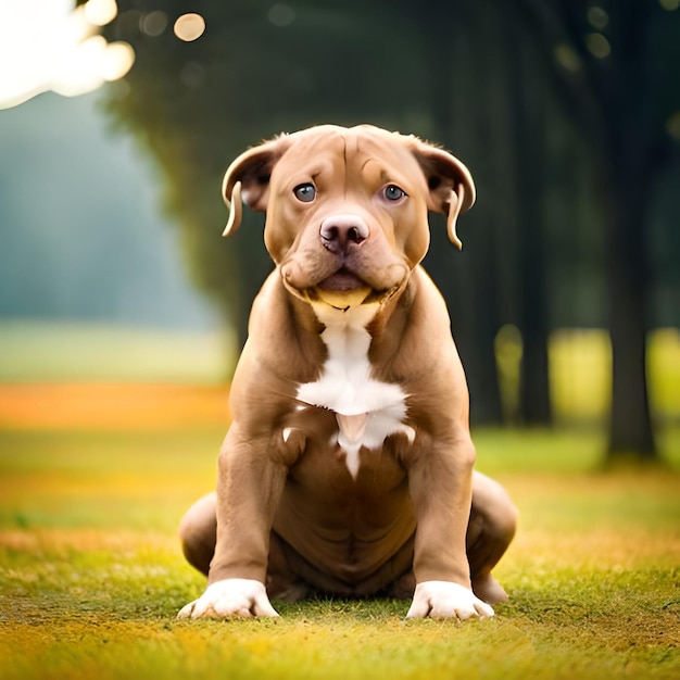 Piękny portret słodkiego psa