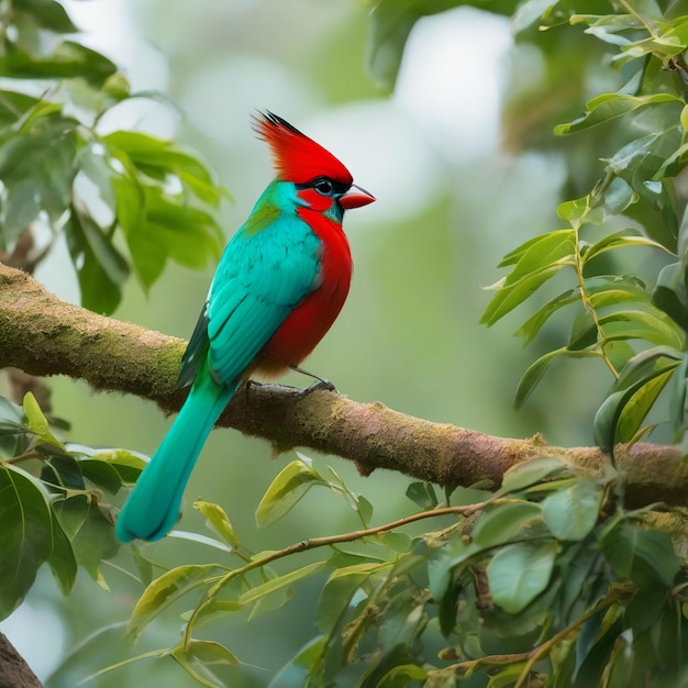 Piękny ptak w przyrodzie tropikalnego siedliska Olśniewający Quetzal