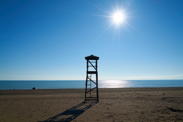 Piękny tło plaża