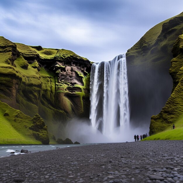 Zdjęcie piękny torrent skogafoss 5