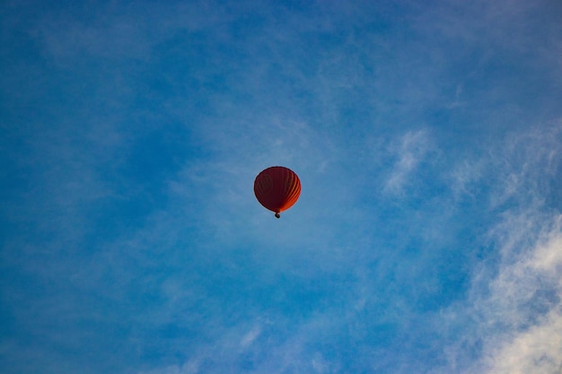 Piękny Widok Balonów W Mieście Bagan Myanmar