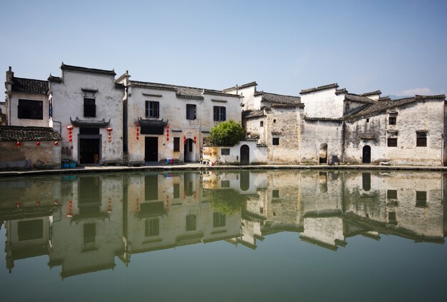 Piękny widok Hongcun wioska, Chiny.