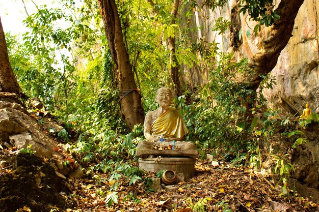 Piękny widok na buddyjską świątynię znajdującą się w Chiang Rai Tajlandia