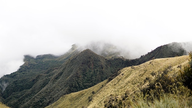 Piękny Widok Na Górę Merbabu