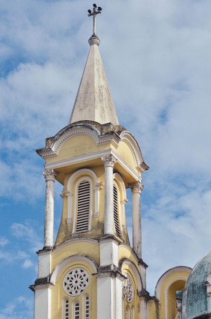 Piękny widok na kościół w Ilheus Bahia Brazil