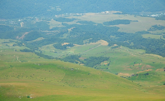 Piękny widok na las w krainie Armenia