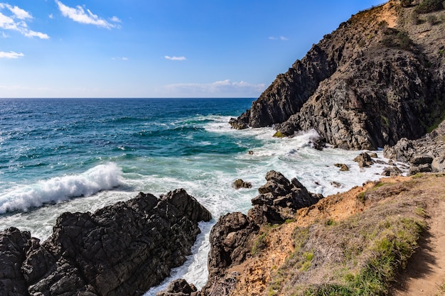 Piękny Widok Na Morze Przylądek Byron Bay