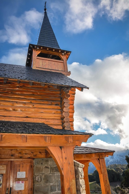 Piękny widok na panoramę Bariloche Argentyna