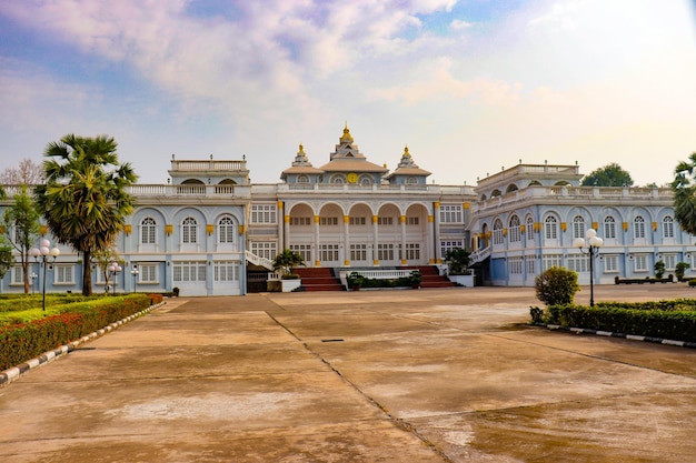 Piękny widok na panoramę miasta Vientiane w Laosie