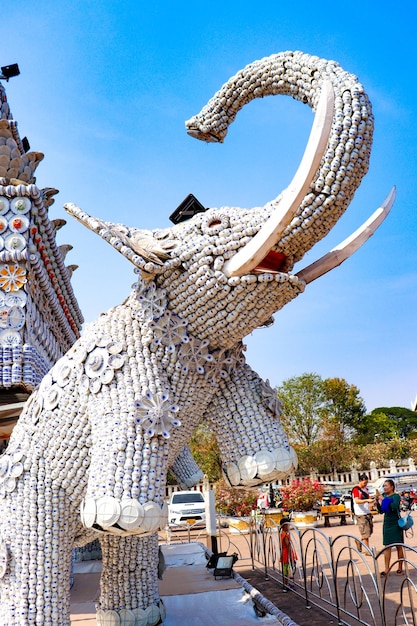 Piękny widok na panoramę miasta Vientiane w Laosie