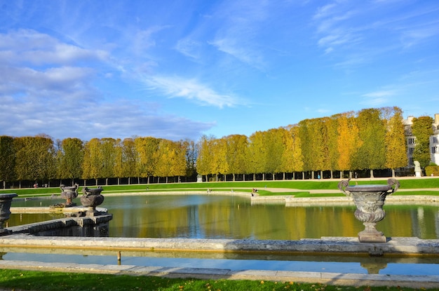 Piękny widok na panoramę Paryża we Francji